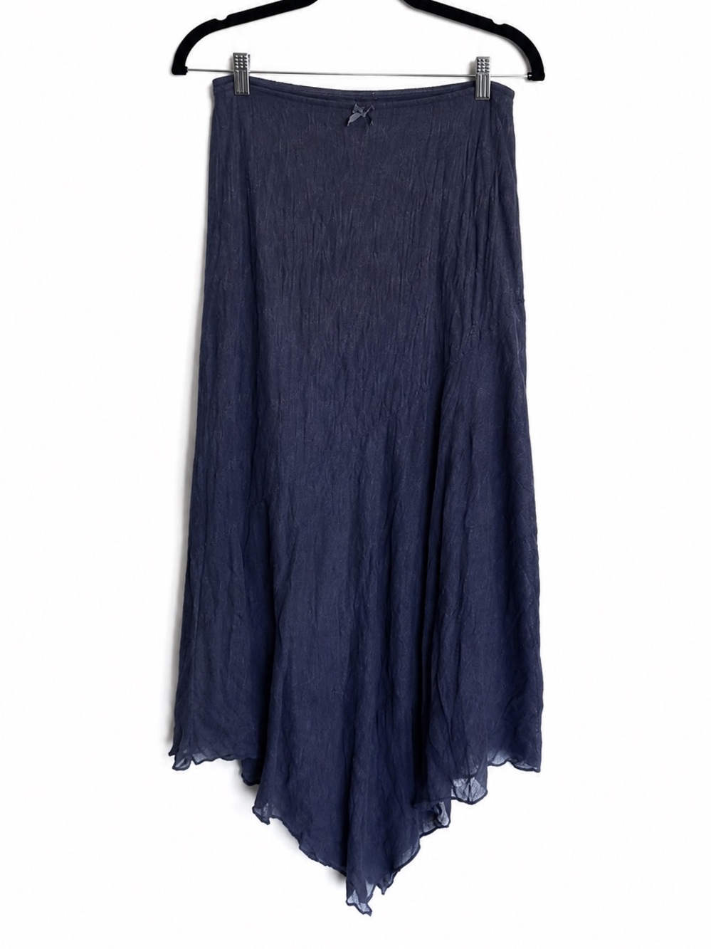 NWT Full Tilt Asymmetrical Lace Midi Skirt Blue Gray Size L